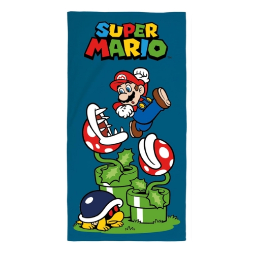 Lot serviette de plage et Uno Super Mario