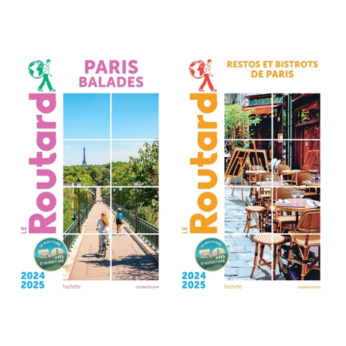 Lot de 2 guides parisiens - Le Routard